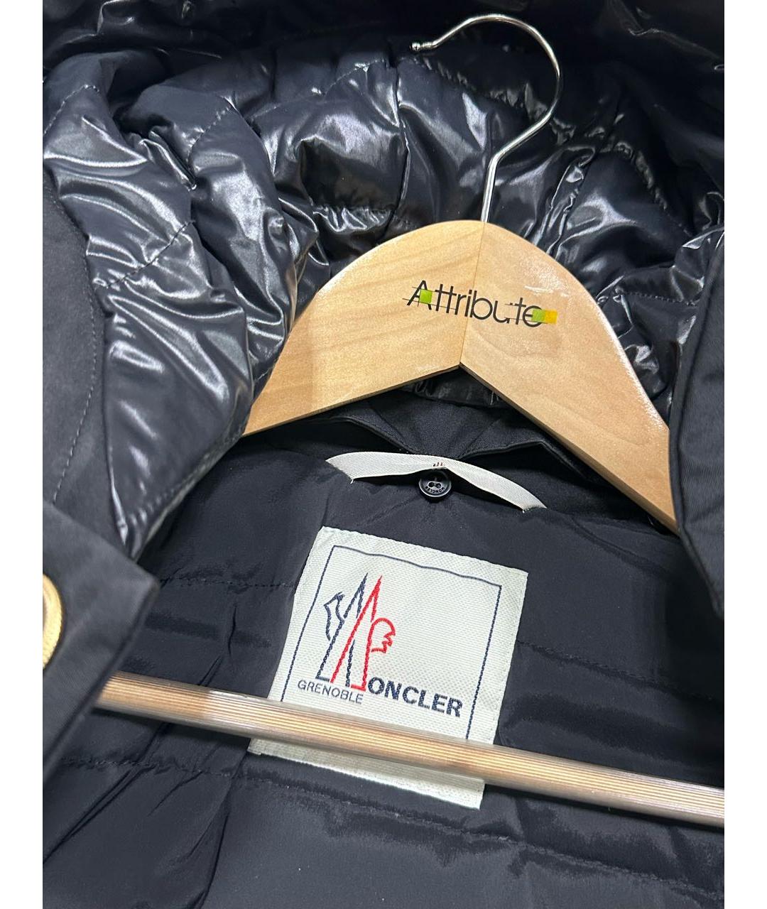 MONCLER Черная куртка, фото 3