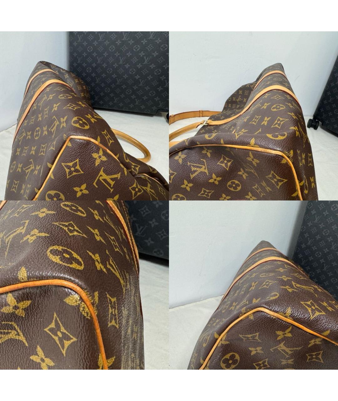 LOUIS VUITTON Коричневая дорожная/спортивная сумка, фото 5