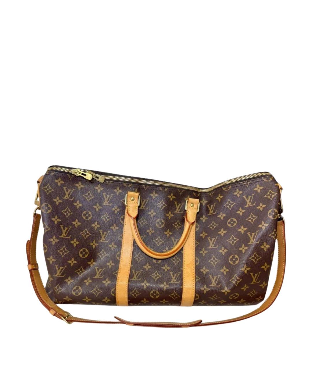 LOUIS VUITTON Коричневая дорожная/спортивная сумка, фото 1