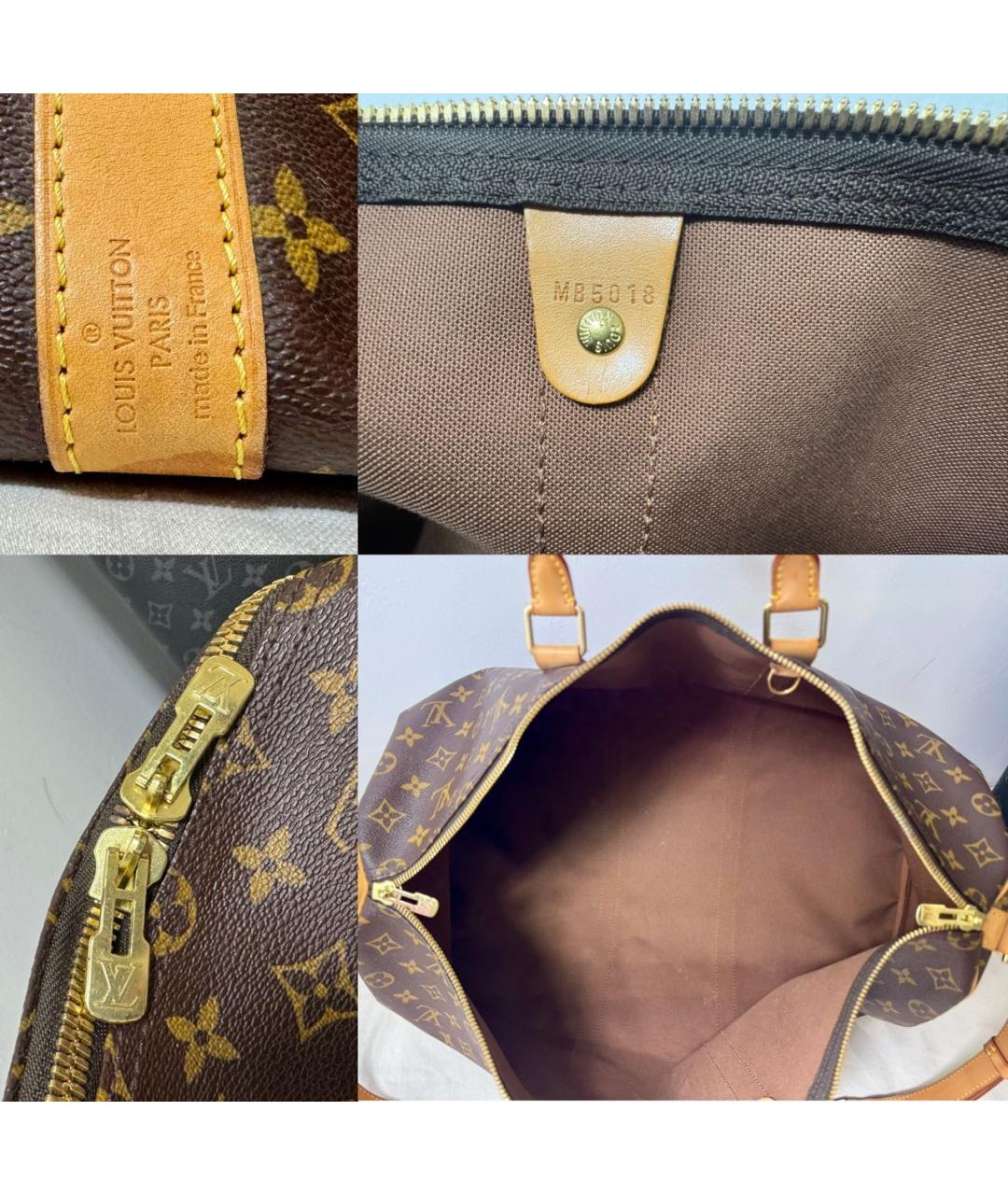 LOUIS VUITTON Коричневая дорожная/спортивная сумка, фото 4