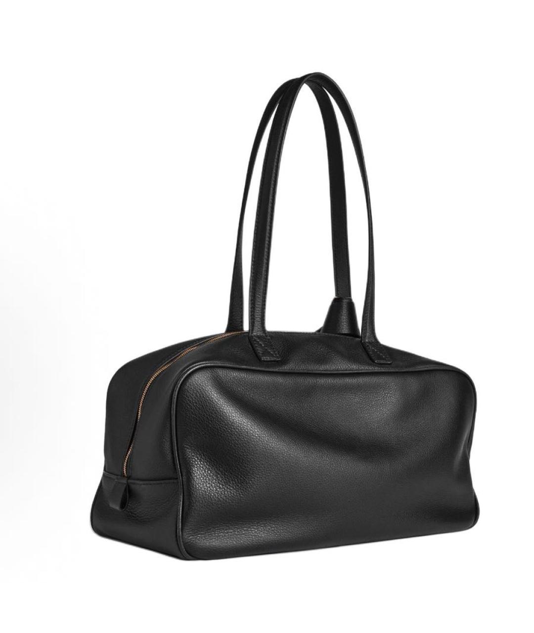 BALENCIAGA Черная кожаная сумка через плечо, фото 3