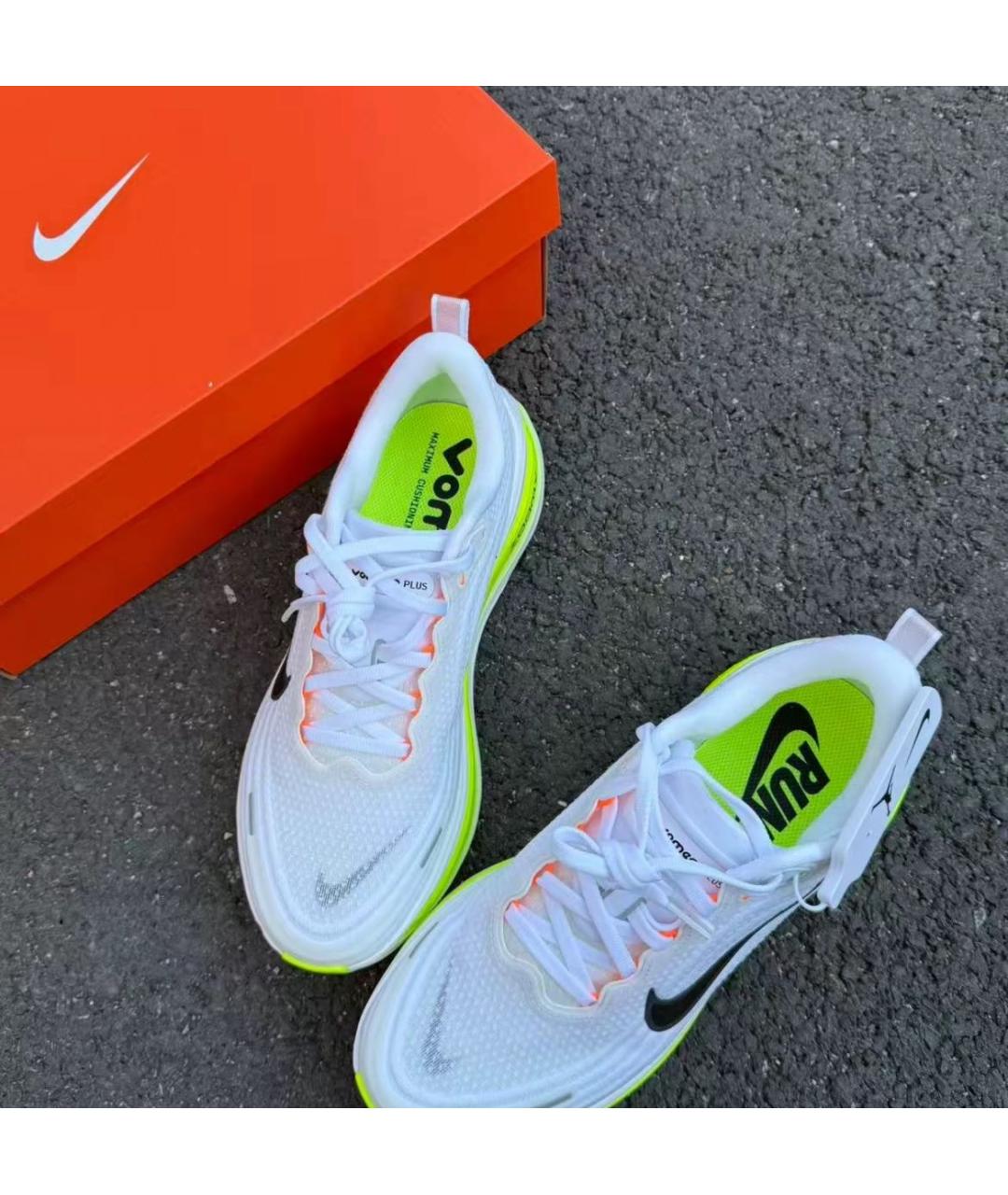 NIKE Белые текстильные кроссовки, фото 3