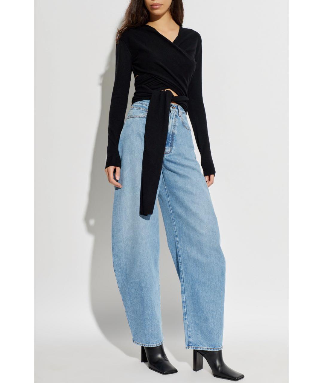 ALAIA Черный кашемировый джемпер / свитер, фото 2