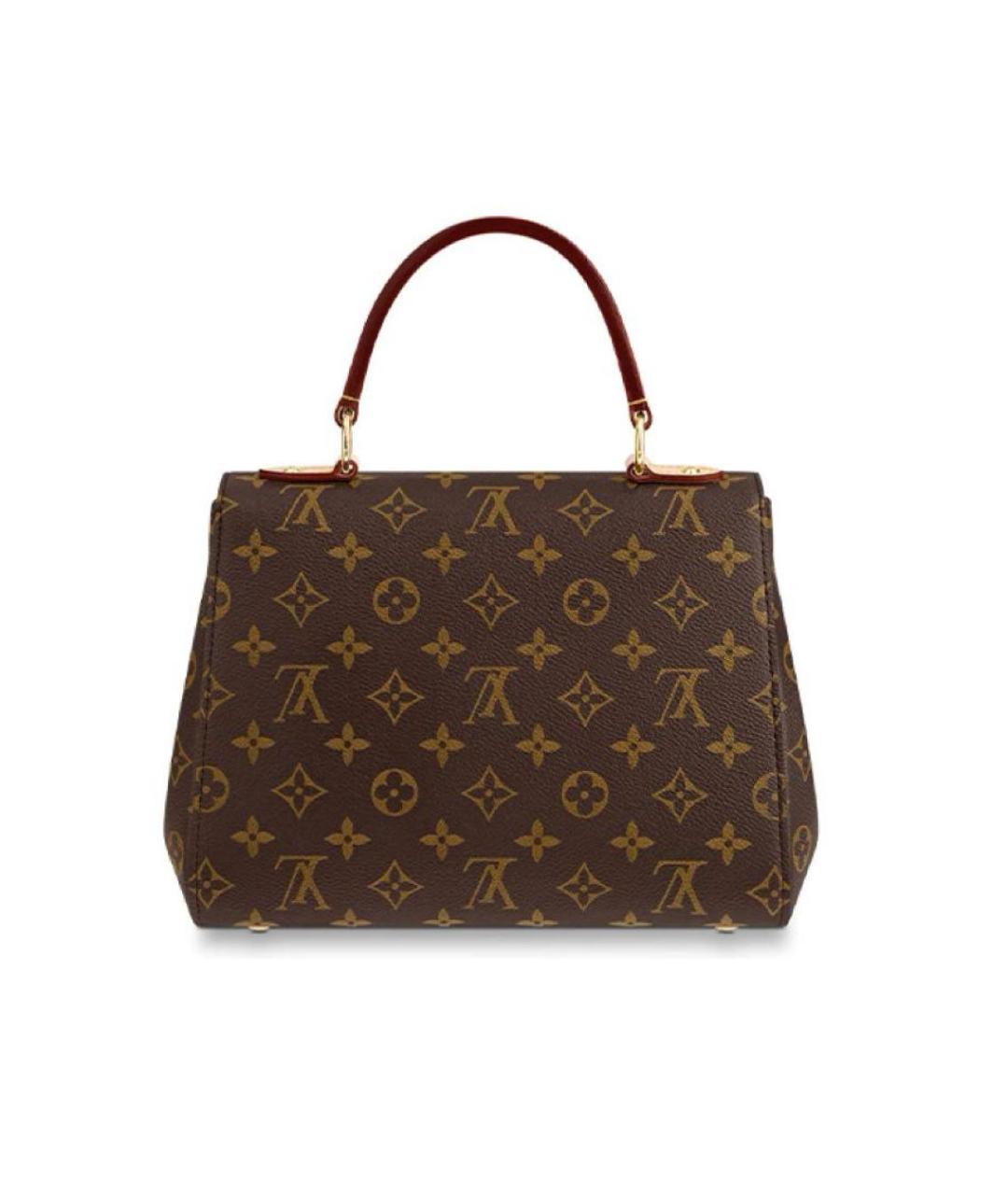 LOUIS VUITTON Коричневая сумка с короткими ручками, фото 4