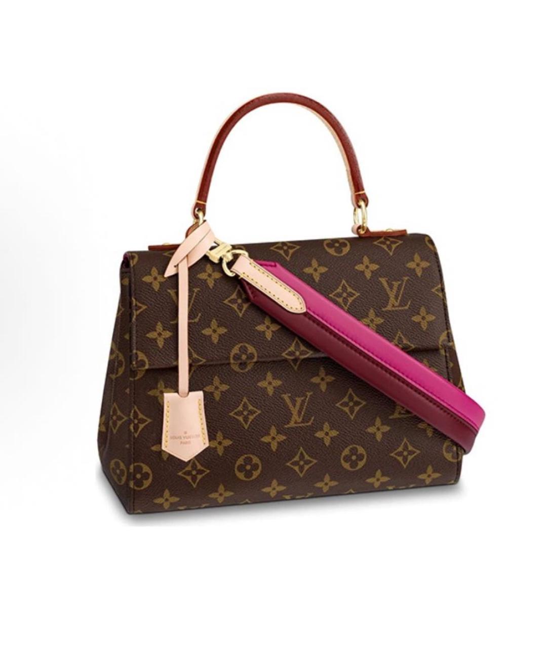 LOUIS VUITTON Коричневая сумка с короткими ручками, фото 6