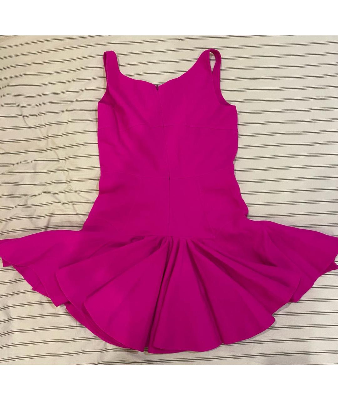 DSQUARED2 Розовое шерстяное повседневное платье, фото 2