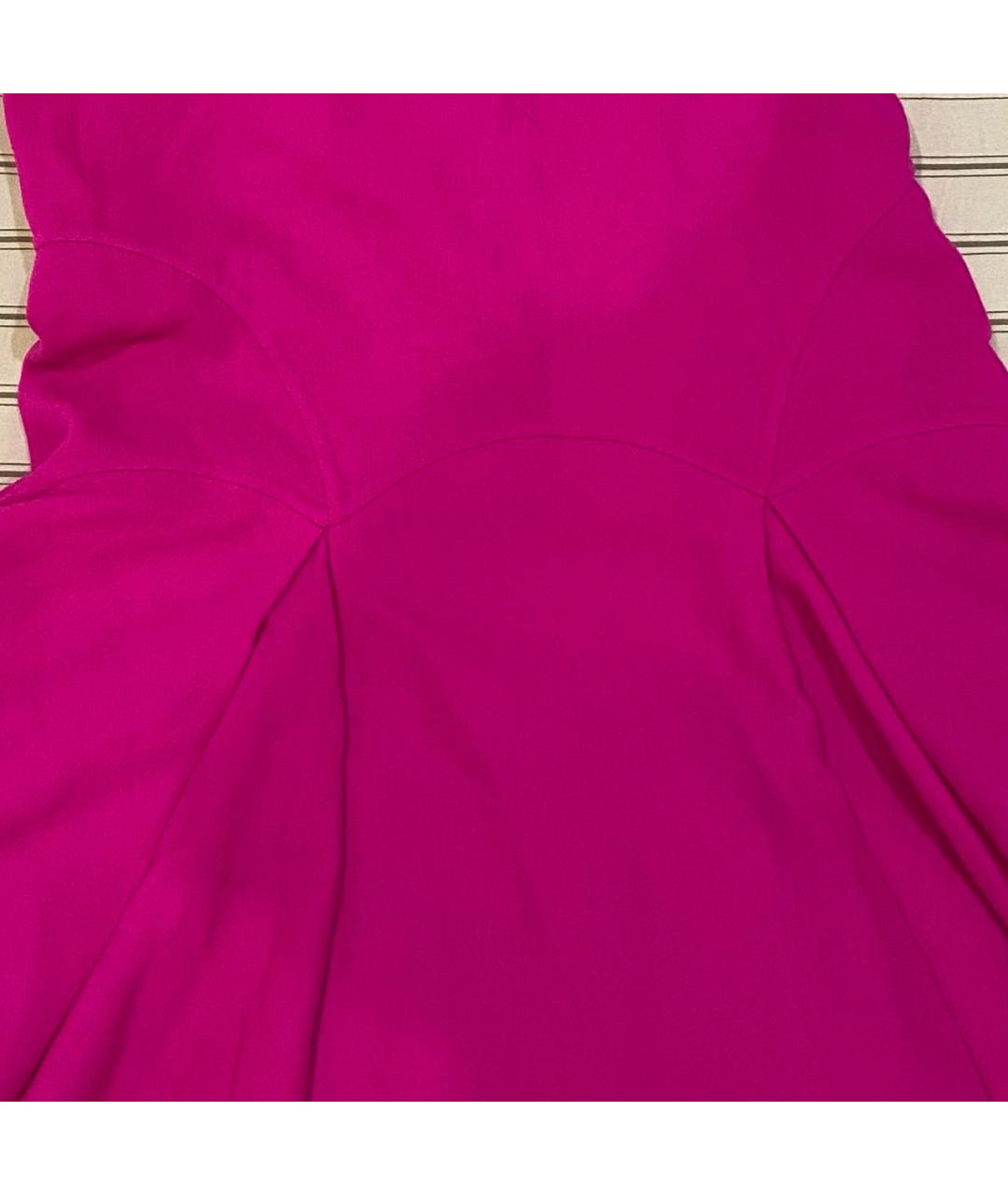 DSQUARED2 Розовое шерстяное повседневное платье, фото 4