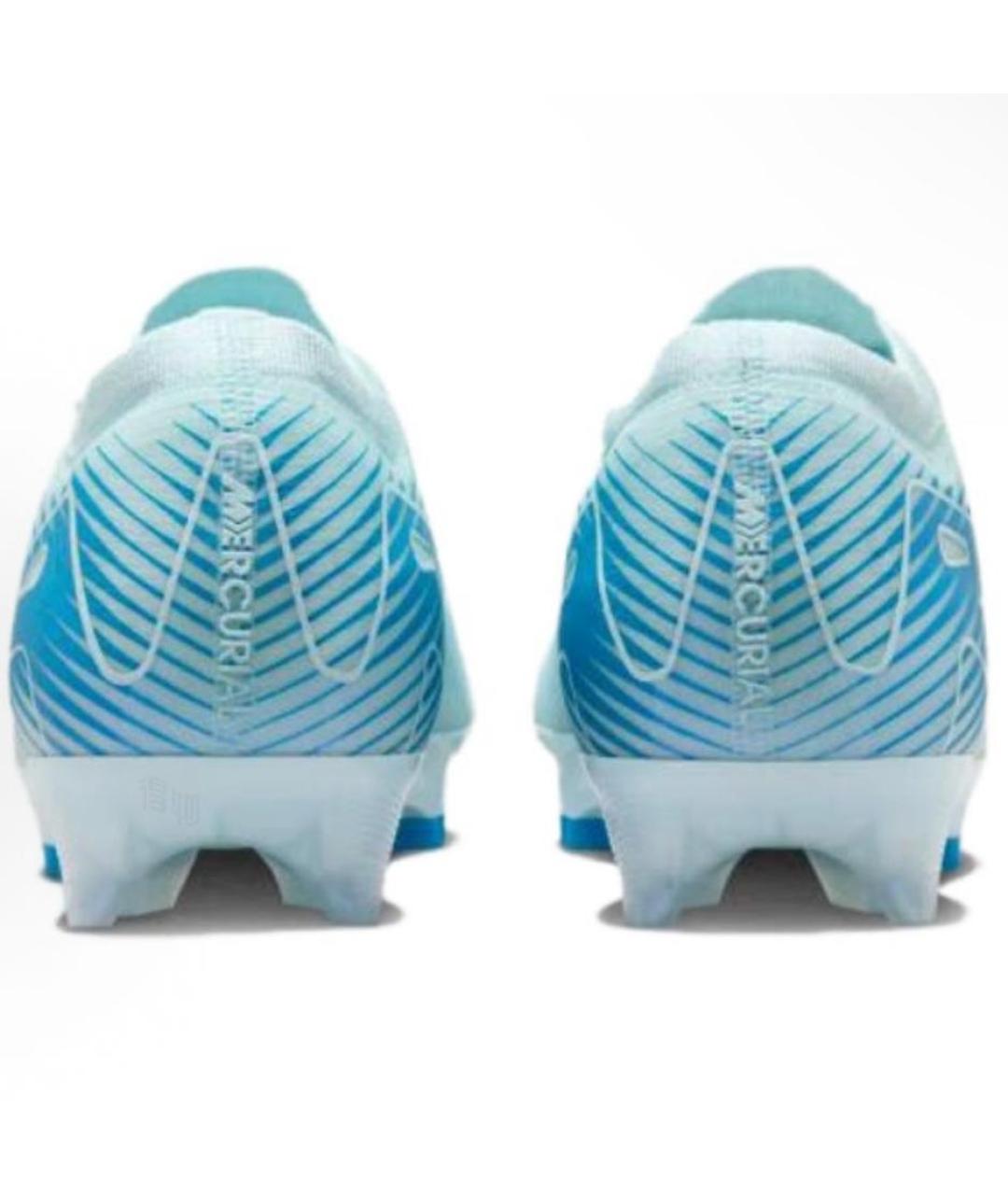 NIKE Голубые текстильные низкие кроссовки / кеды, фото 4