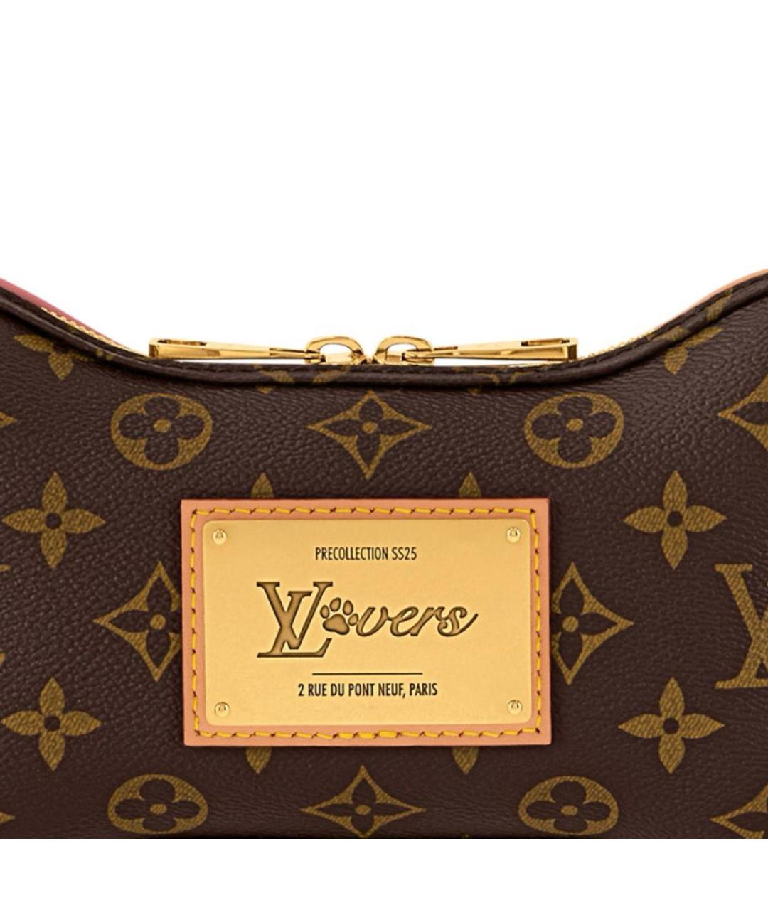 LOUIS VUITTON Коричневая сумка через плечо, фото 4