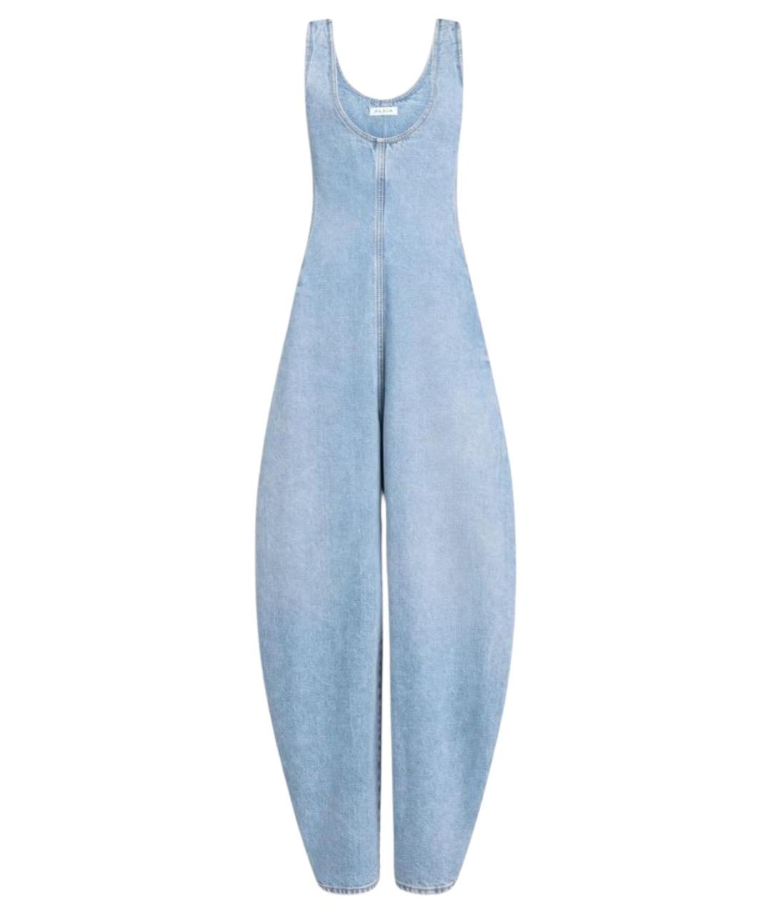 ALAIA Голубой хлопковый комбинезон, фото 1