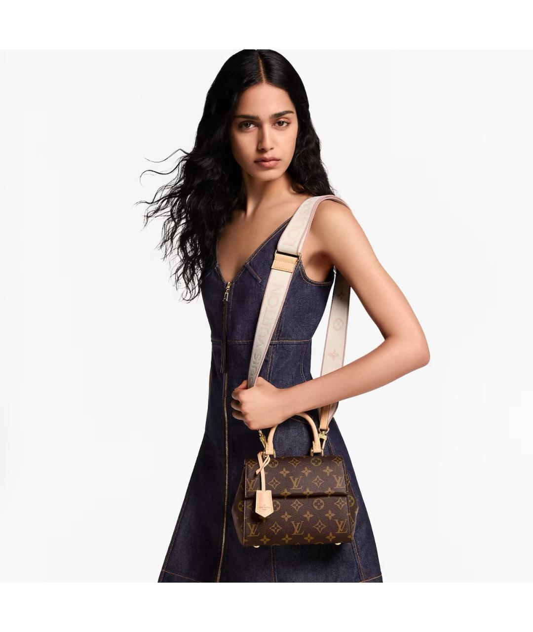 LOUIS VUITTON Коричневая сумка через плечо, фото 3