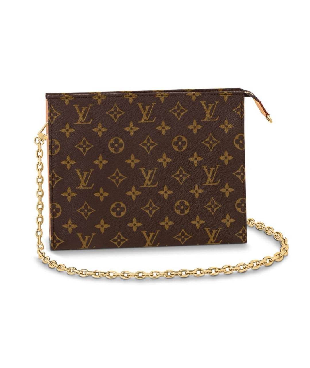 LOUIS VUITTON Коричневая сумка с короткими ручками, фото 2