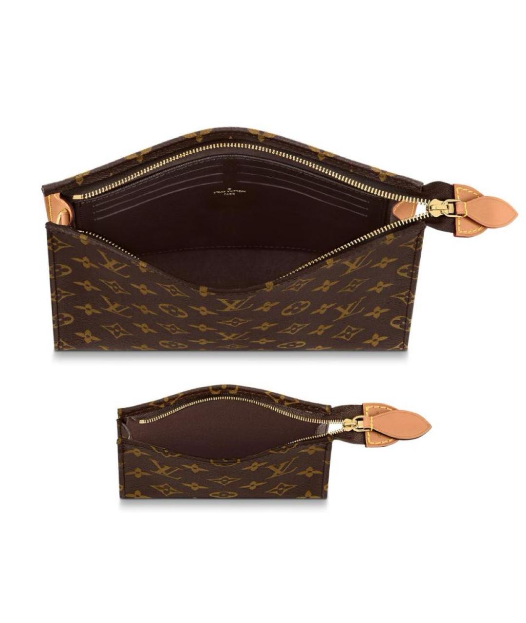 LOUIS VUITTON Коричневая сумка с короткими ручками, фото 7