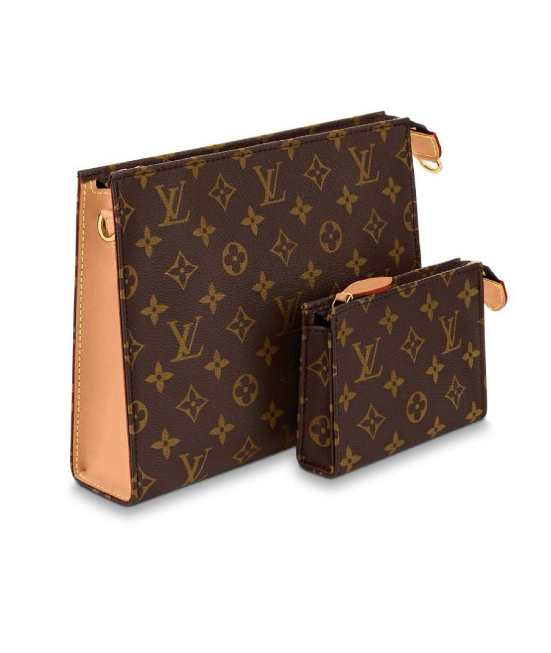 LOUIS VUITTON Коричневая сумка с короткими ручками, фото 5