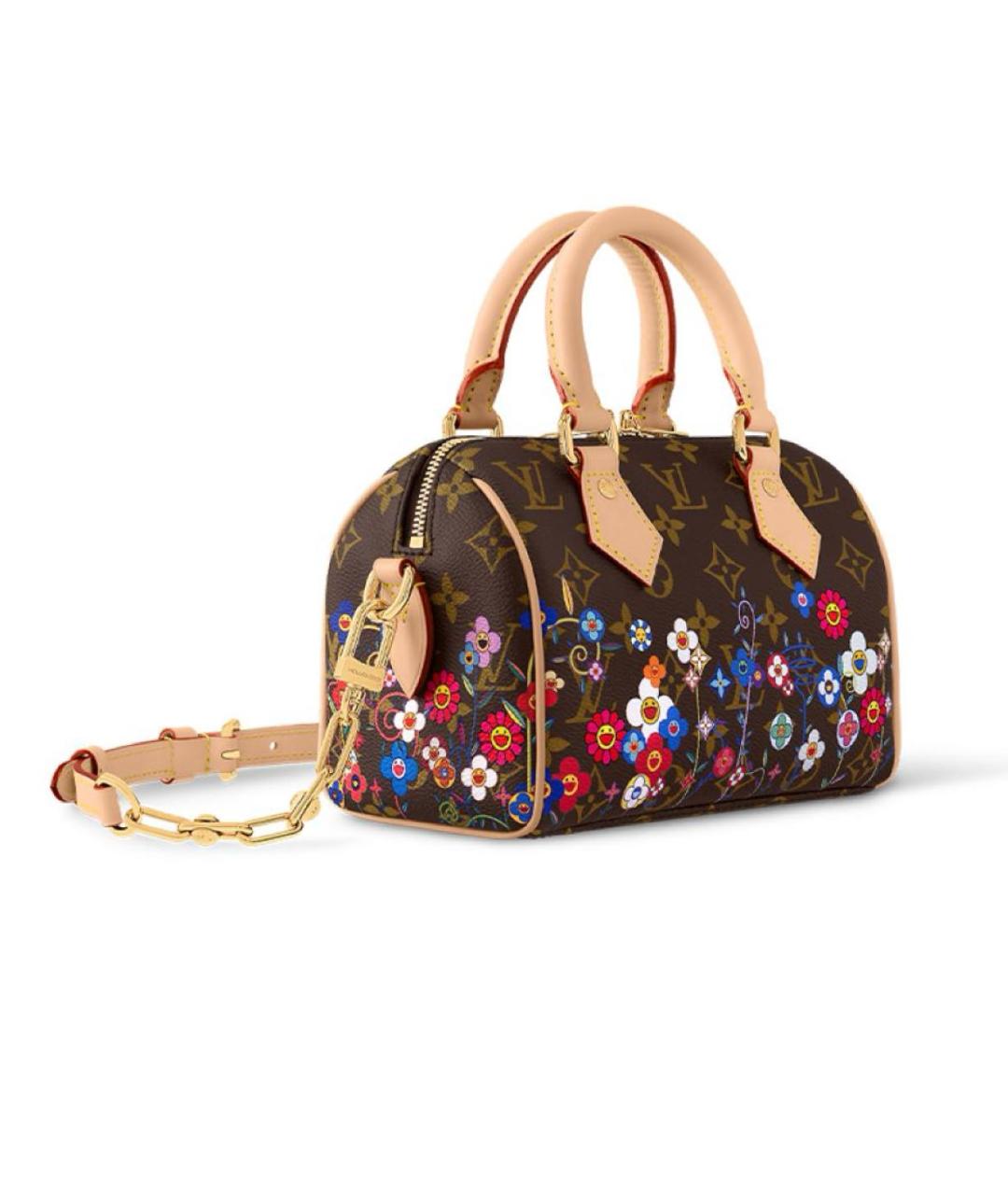 LOUIS VUITTON Коричневая сумка с короткими ручками, фото 4