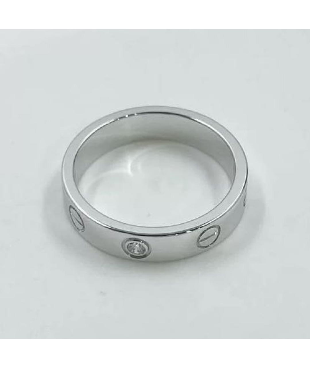CARTIER Серебряное кольцо из белого золота, фото 9