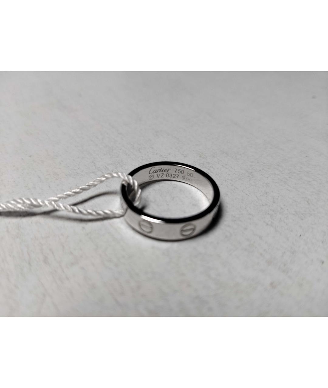 CARTIER Серебряное кольцо из белого золота, фото 4