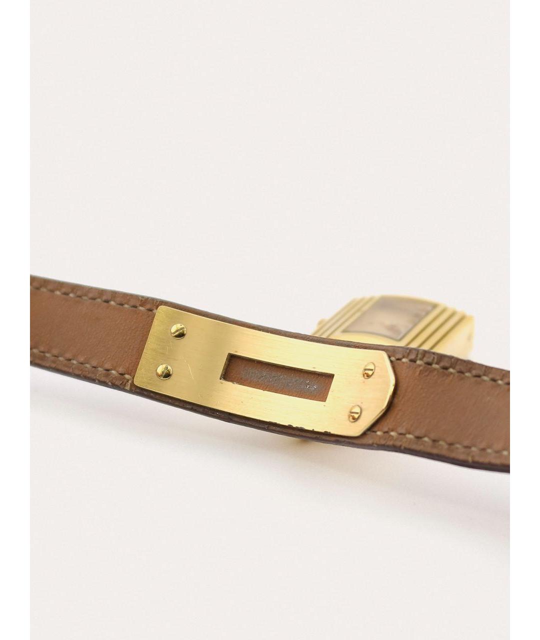 HERMES Золотые стальные часы, фото 4