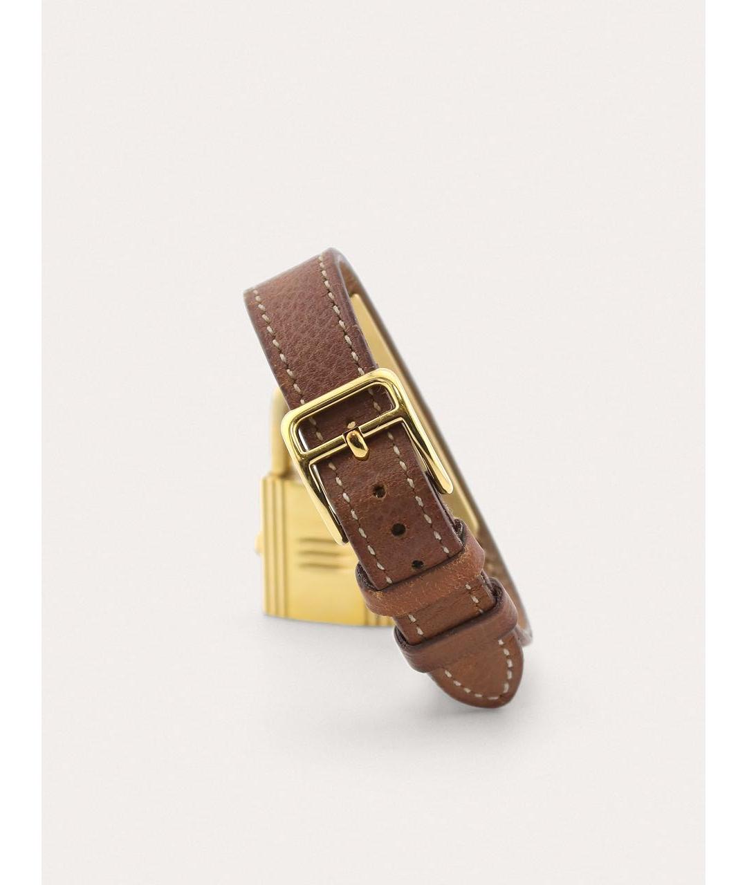 HERMES Золотые стальные часы, фото 2