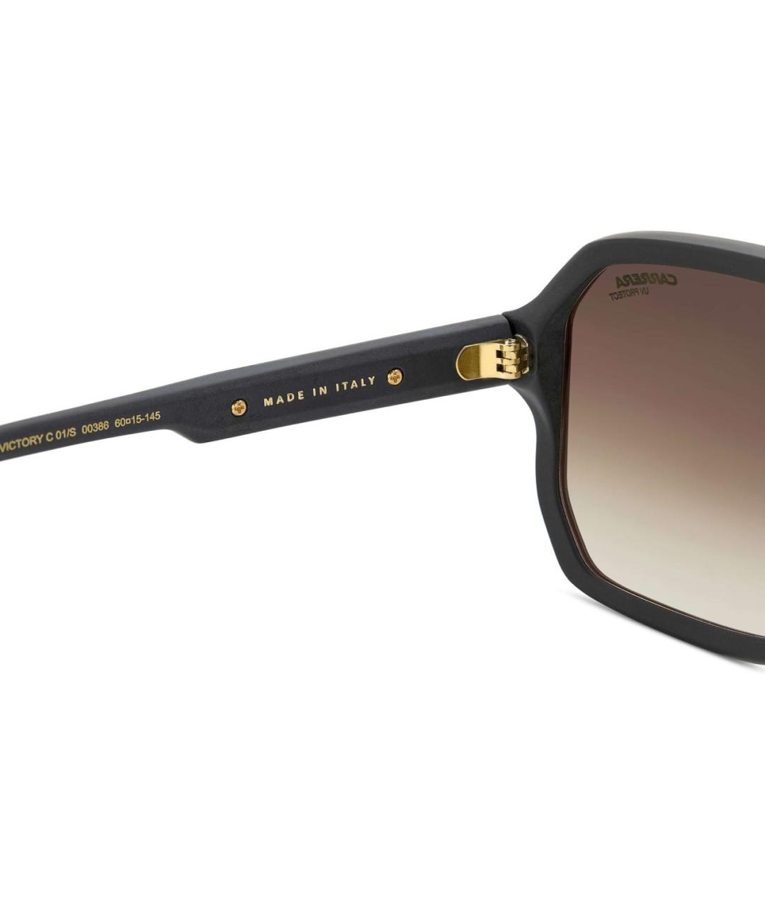 CARRERA Y CARRERA Черные пластиковые солнцезащитные очки, фото 8