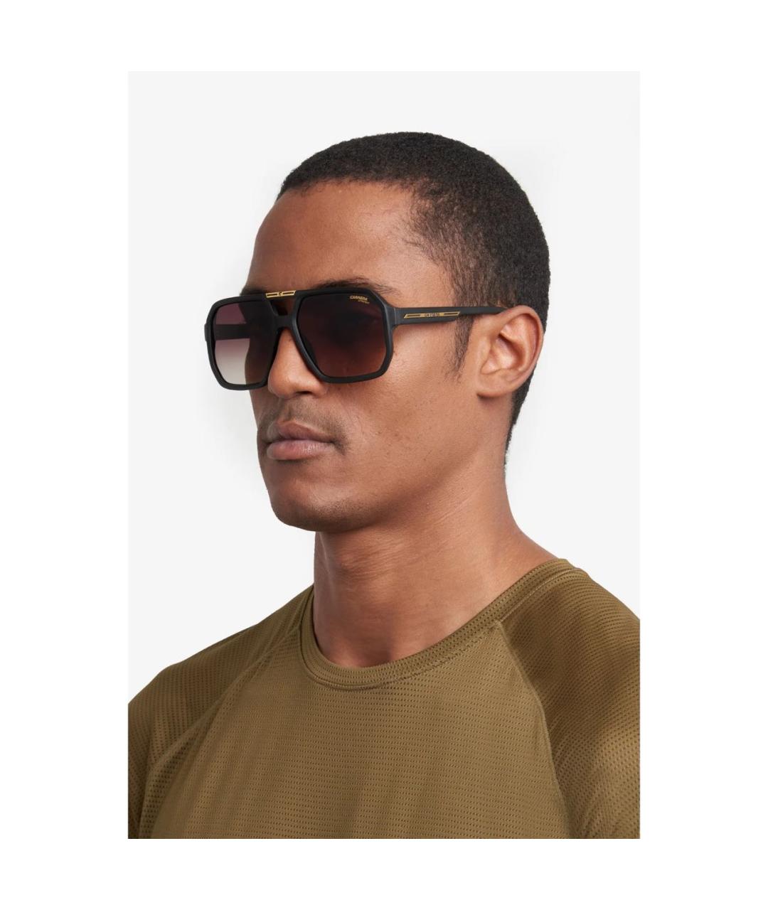 CARRERA Y CARRERA Черные пластиковые солнцезащитные очки, фото 3