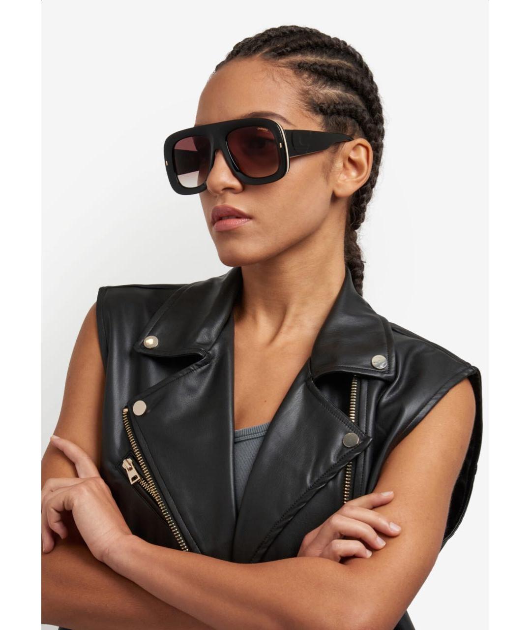 CARRERA Y CARRERA Черные пластиковые солнцезащитные очки, фото 3