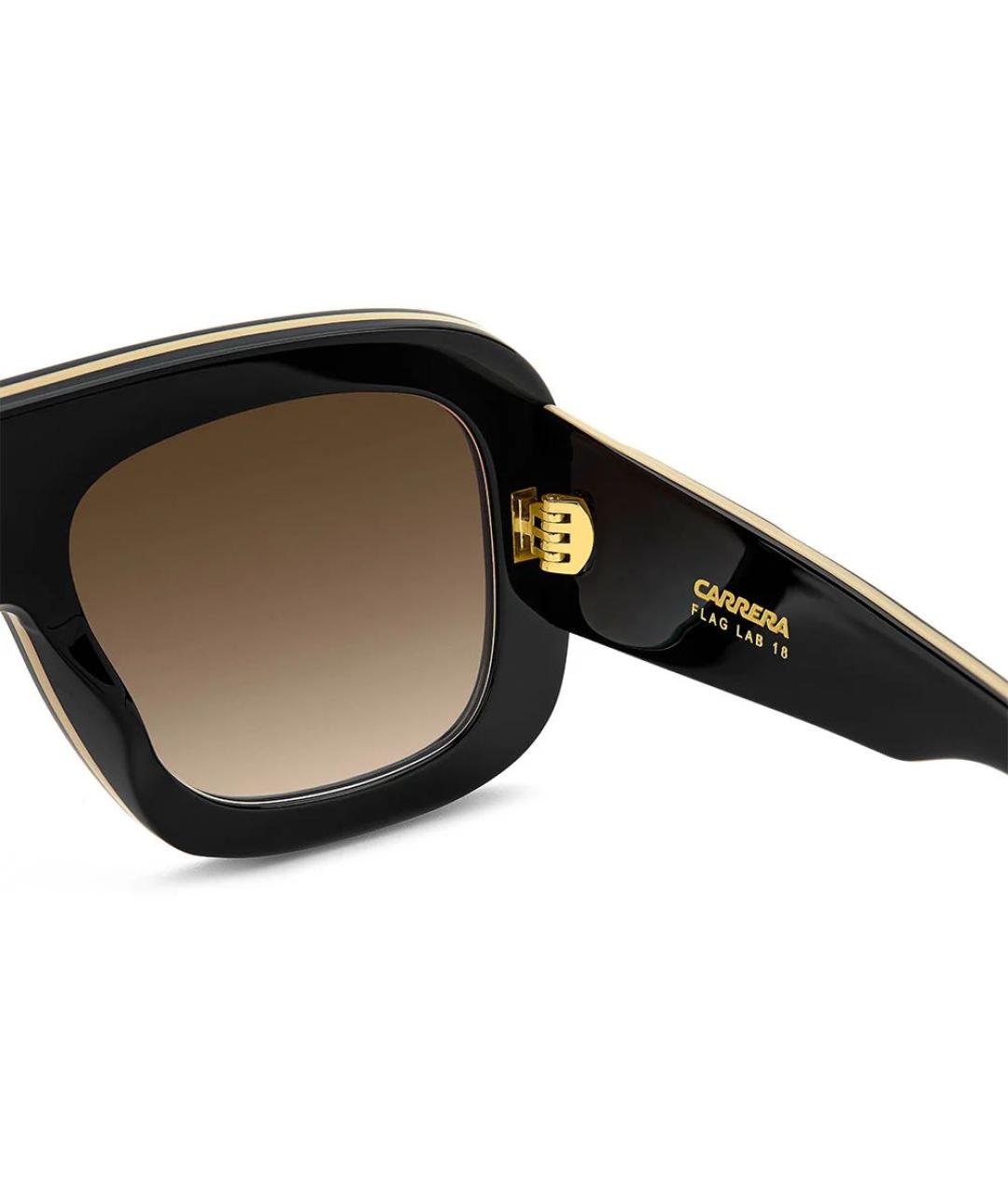 CARRERA Y CARRERA Черные пластиковые солнцезащитные очки, фото 5