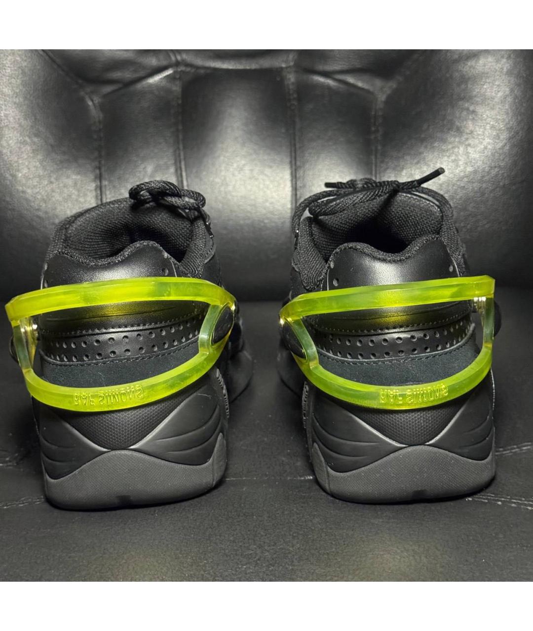 RAF SIMONS Черные текстильные кроссовки, фото 2