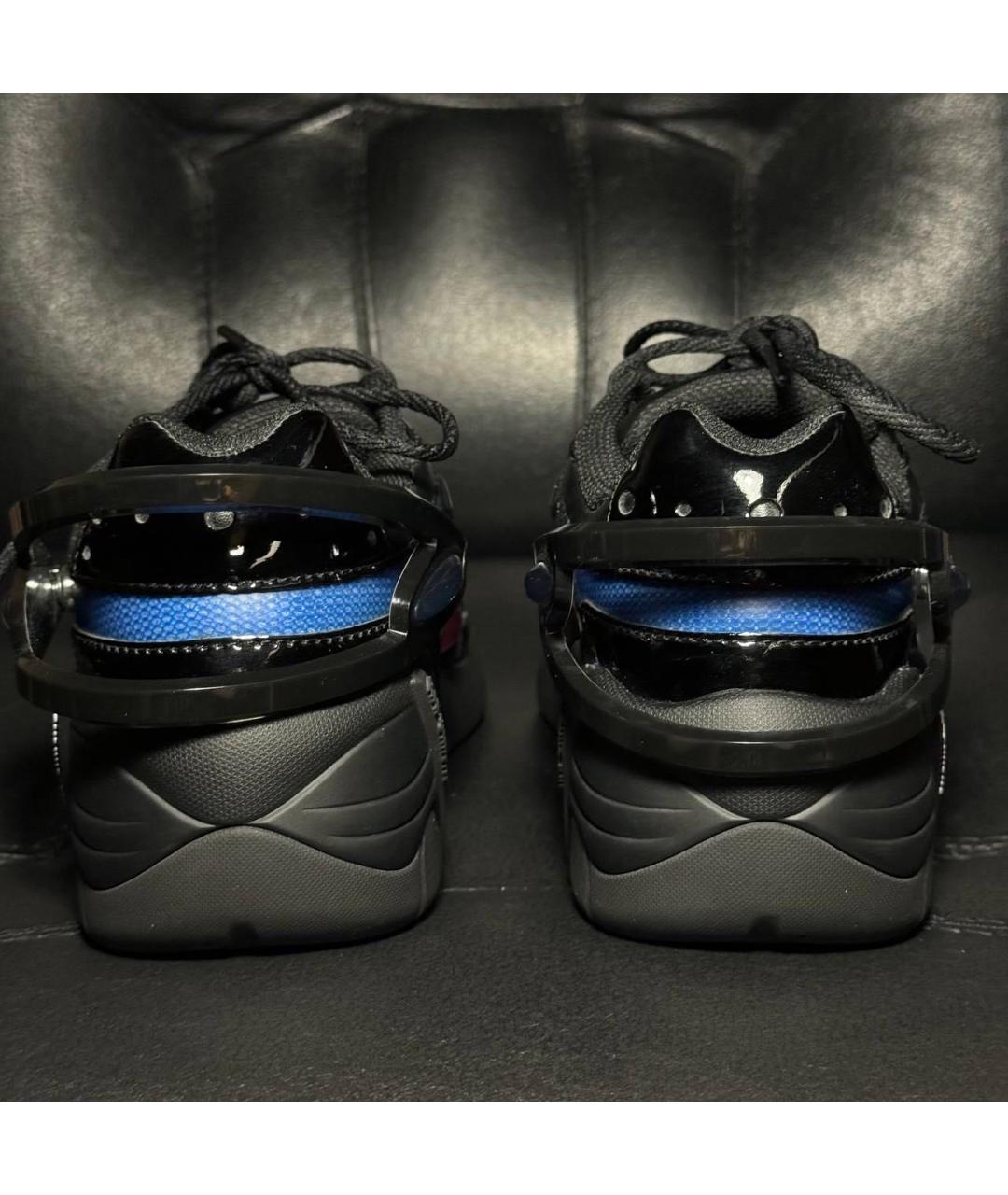 RAF SIMONS Черные текстильные кроссовки, фото 2