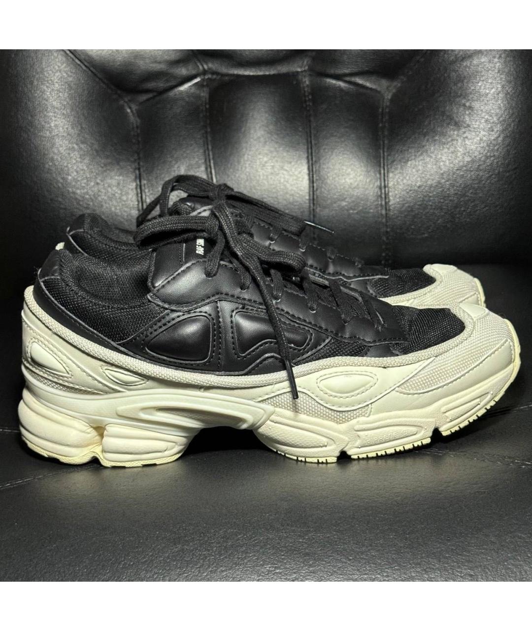 ADIDAS X RAF SIMONS Белые текстильные низкие кроссовки / кеды, фото 9