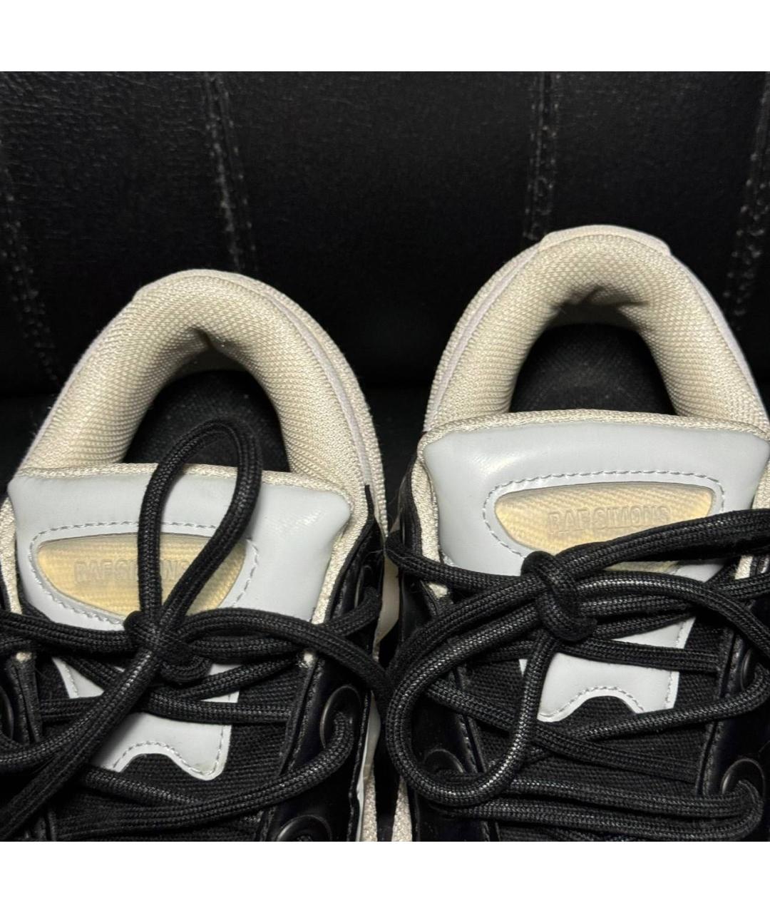 ADIDAS X RAF SIMONS Белые текстильные низкие кроссовки / кеды, фото 8