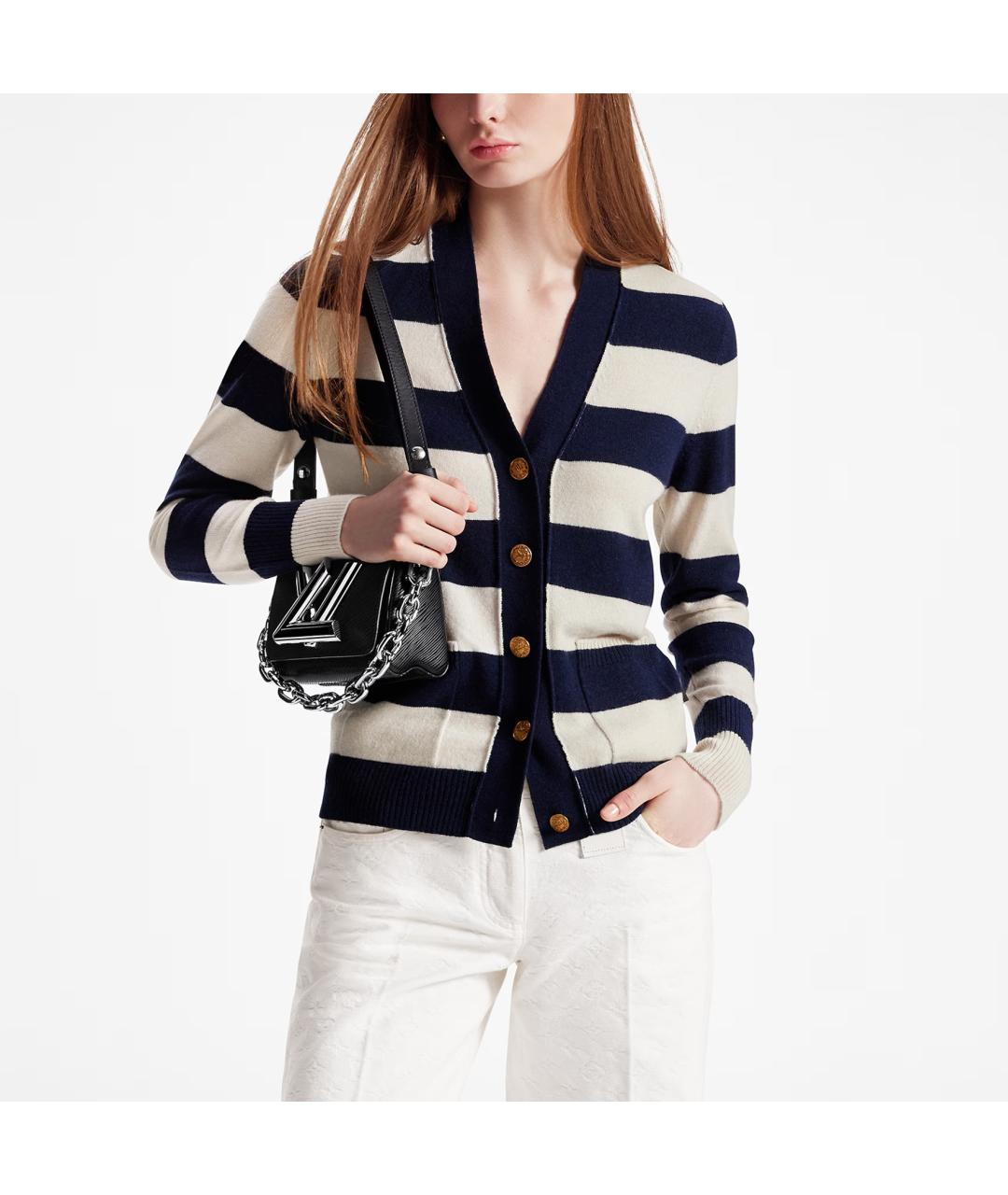 LOUIS VUITTON Черный кардиган, фото 3