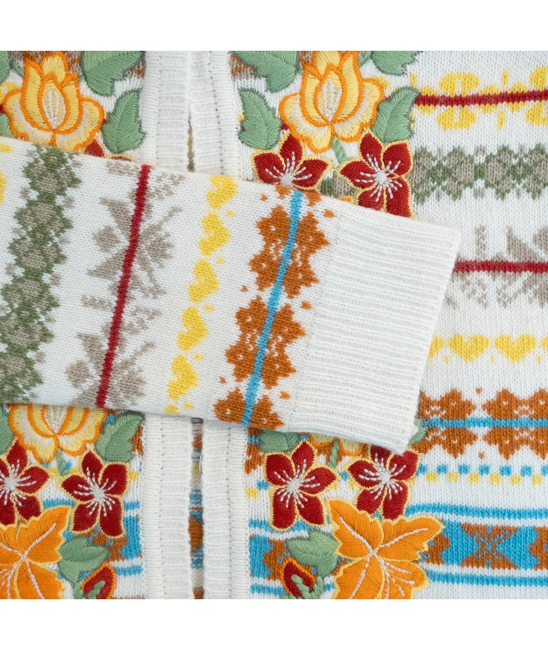 WEEKEND MAX MARA Мульти шерстяной кардиган, фото 5