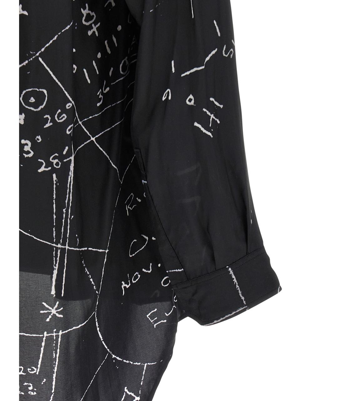 RICK OWENS Черная кэжуал рубашка, фото 4