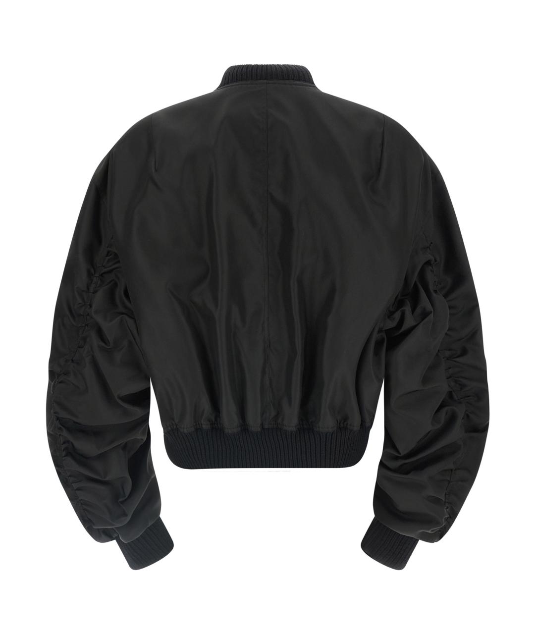 RICK OWENS Черная полиамидовая куртка, фото 2