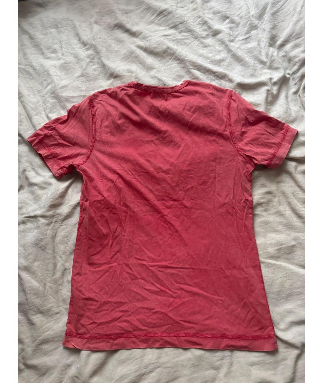 HUGO BOSS Красная хлопковая футболка, фото 2