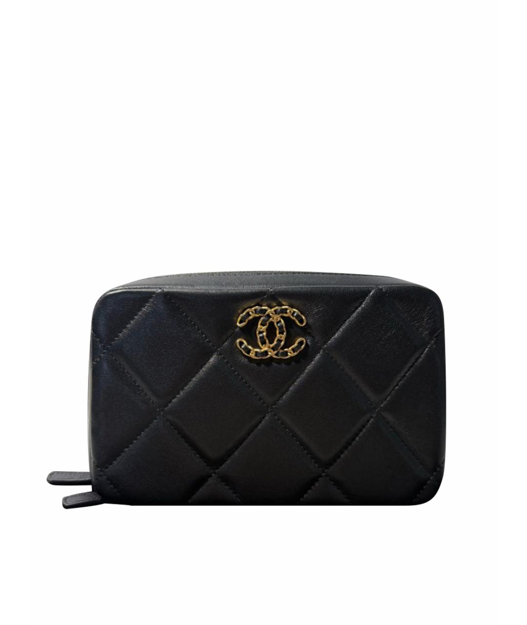 CHANEL Черная кожаная сумка через плечо, фото 1