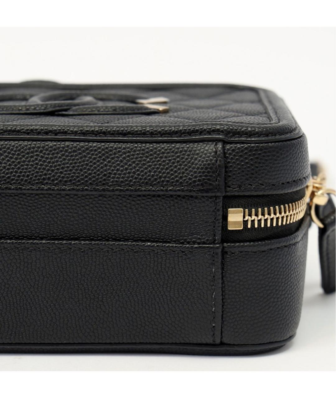 CHANEL Черная кожаная сумка через плечо, фото 7