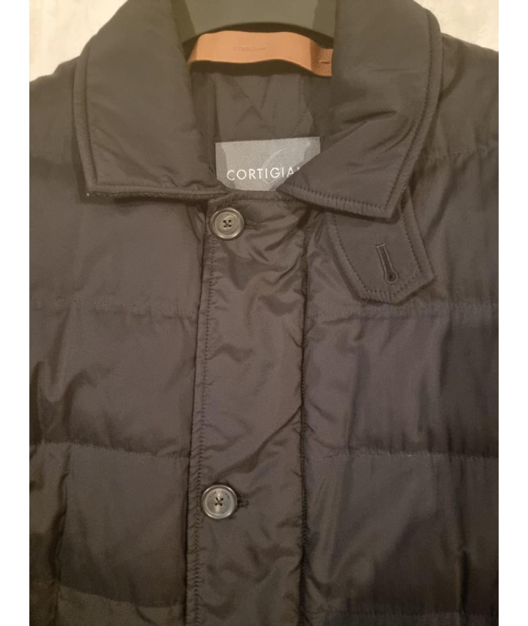 CORNELIANI Черная полиэстеровая куртка, фото 4