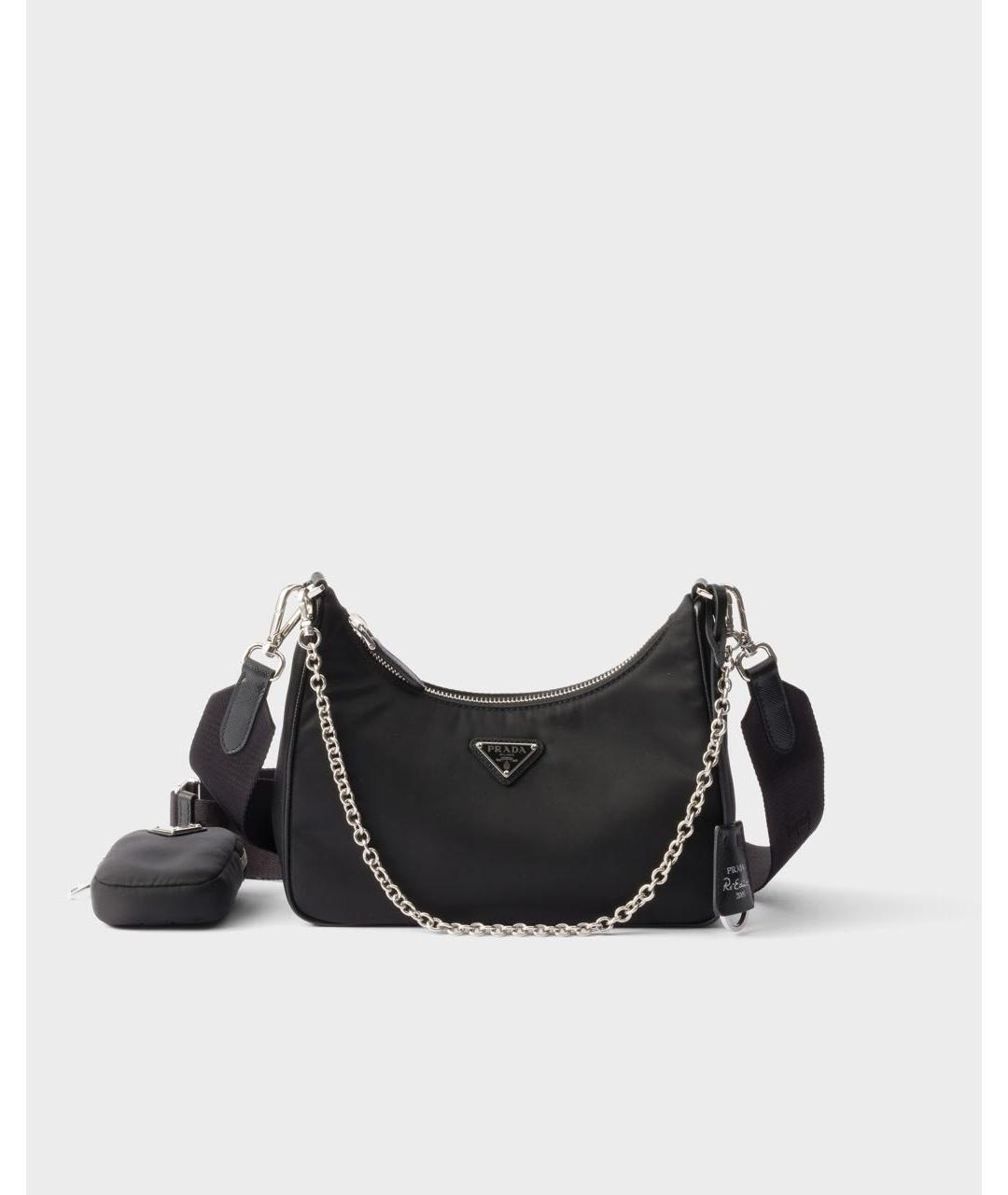 PRADA Черная сумка через плечо, фото 5
