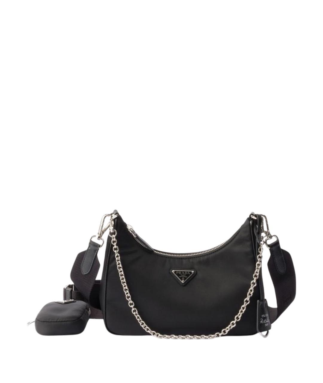PRADA Черная сумка через плечо, фото 1