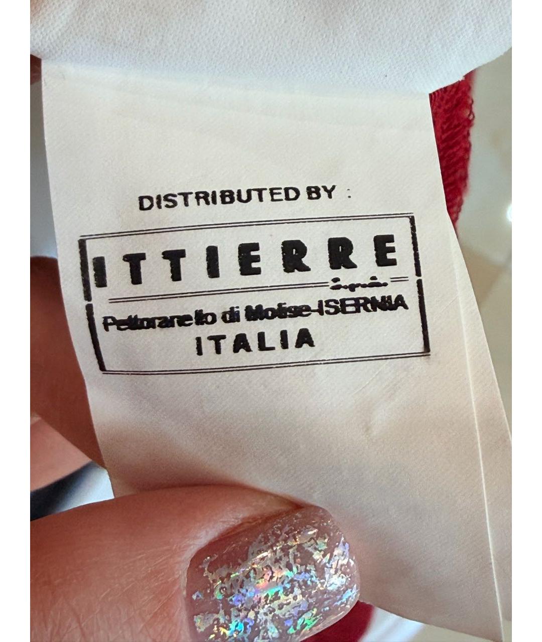 JUST CAVALLI Бордовый полиэстеровый сарафан, фото 6