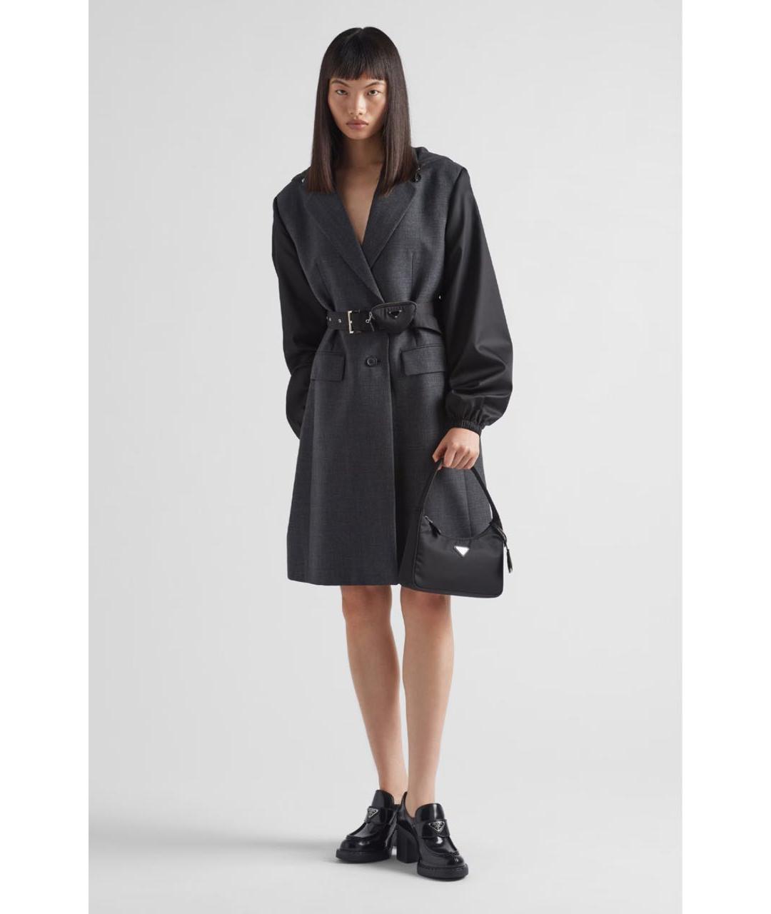 PRADA Черная сумка с короткими ручками, фото 4