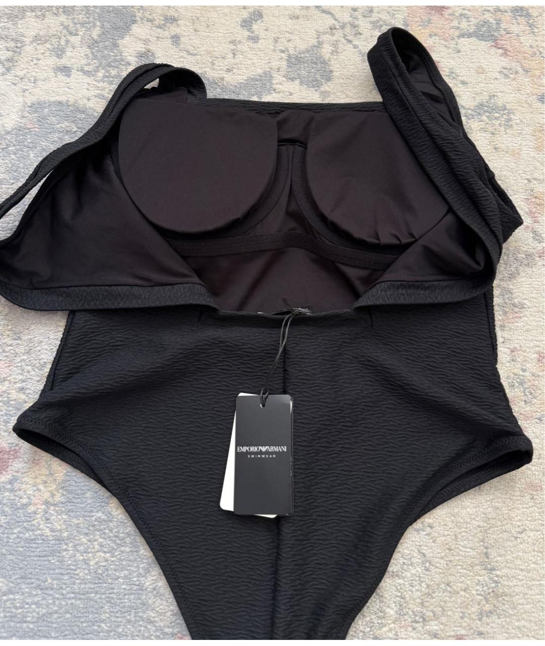 EMPORIO ARMANI Черный купальник, фото 5
