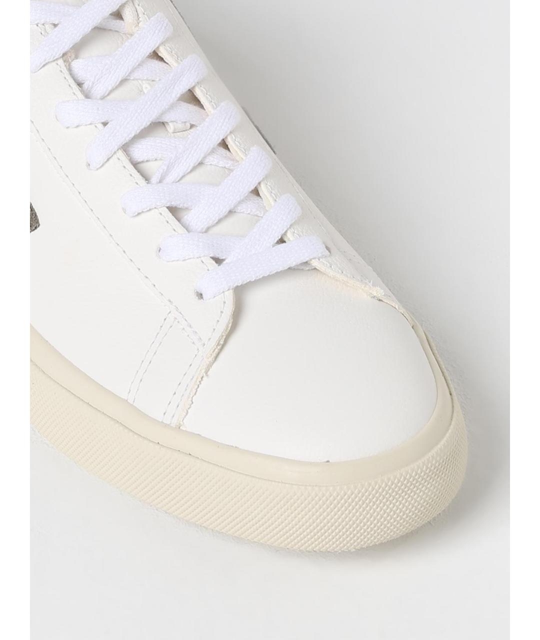 VEJA Белые кожаные низкие кроссовки / кеды, фото 4