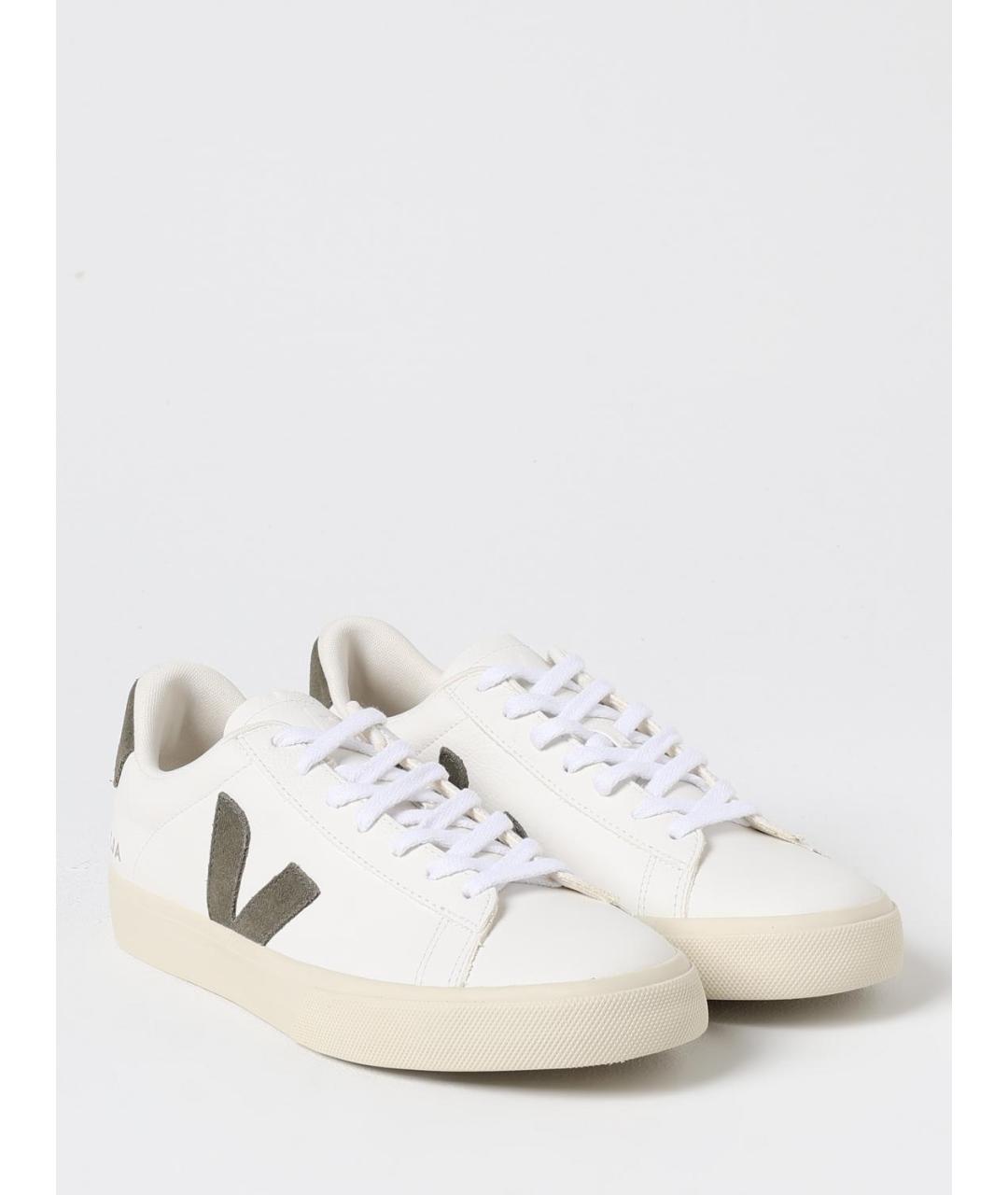 VEJA Белые кожаные низкие кроссовки / кеды, фото 2