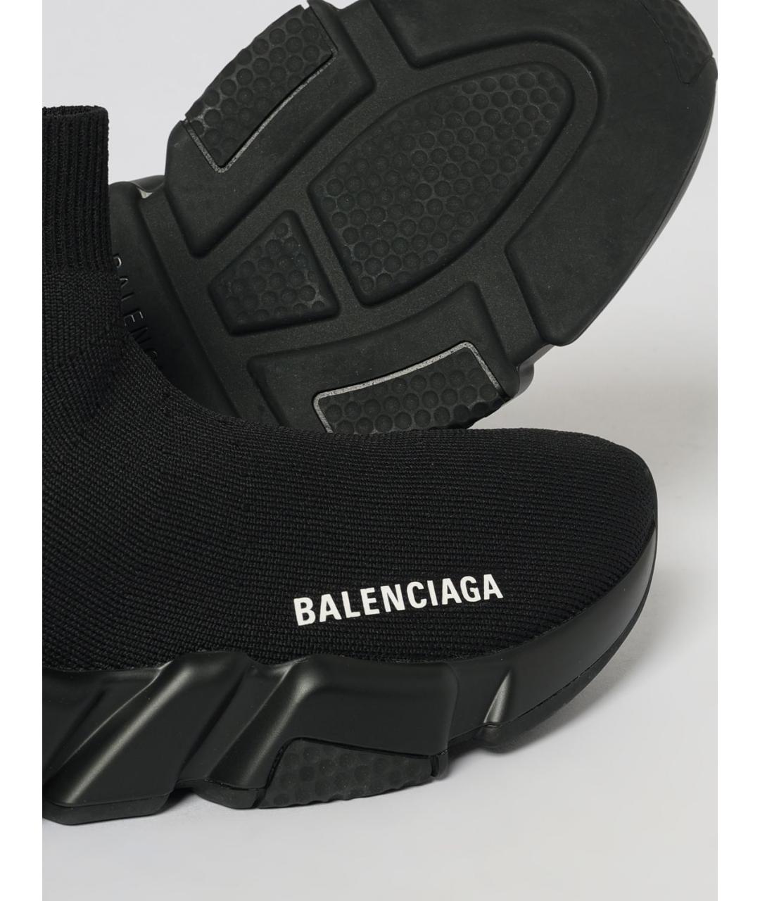 BALENCIAGA Черные синтетические кроссовки, фото 4