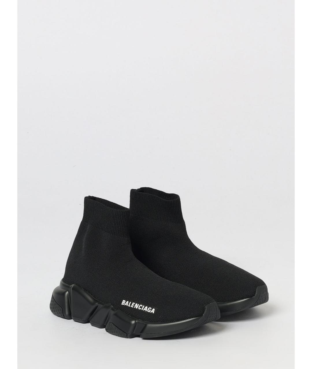 BALENCIAGA Черные синтетические кроссовки, фото 2