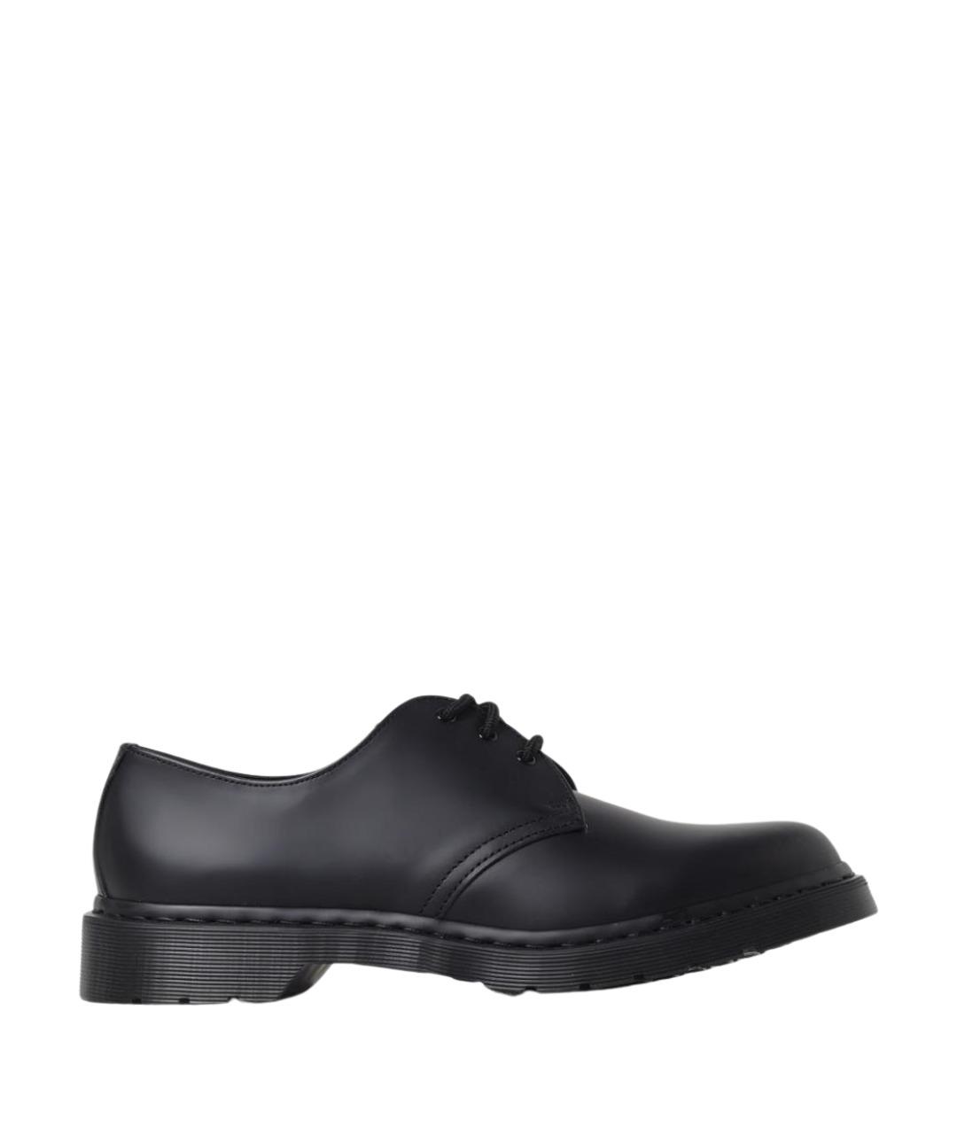 DR. MARTENS Черные кожаные туфли, фото 1