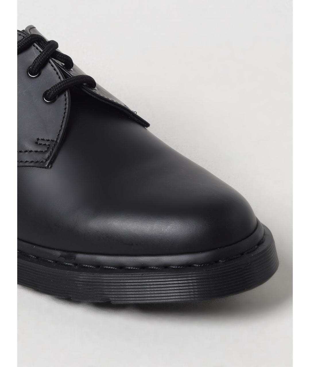 DR. MARTENS Черные кожаные туфли, фото 4